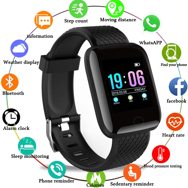 Top Trends: D13 Bluetooth Smart Watch Men Women Blood Pressure Heart Rate Monitor D20 Pro Sport Smartwatch Fitness Tracker For Xiaomi Huawei Shoppable Styles