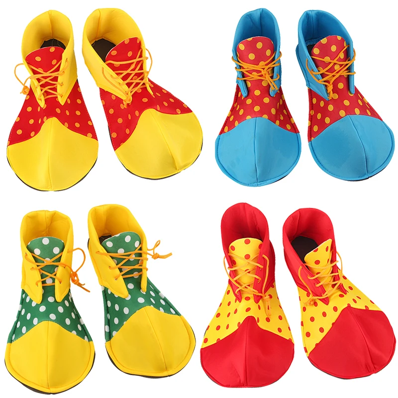 Top Trends: Adult Kids Circus Clown Costume Accessories Rainbow Shoes Role Play Carnival Set Dress Up Shoppable Styles