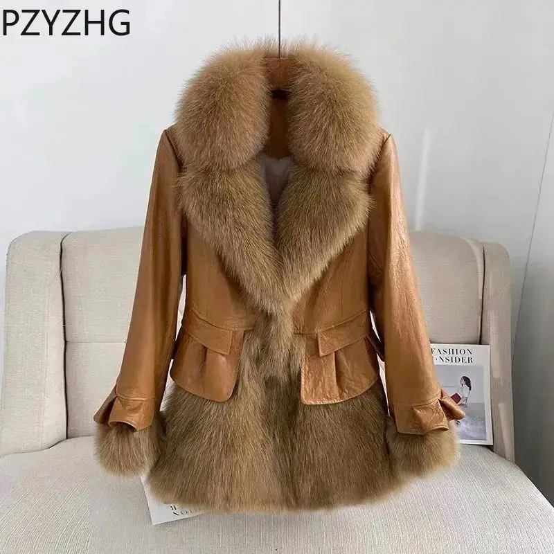 Top Trends: Women 2023 Winter New Imitation Fox Fur Simulation Leather Coat In The Long Ruffled Fashion Young Fur Coat Shoppable Styles