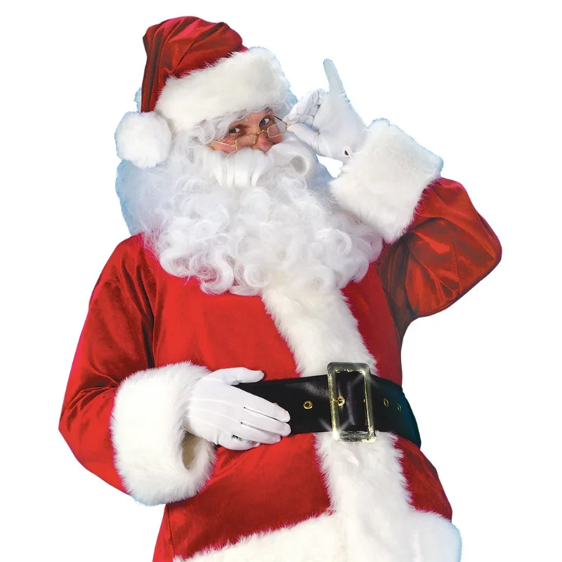 Top Trends: Santa Claus Chiristmas Cosplay Costume Christmas New Year Men Costumes Deluxe Classic Adults Set Carnival Party RolePlay Suits Shoppable Styles - Image 4