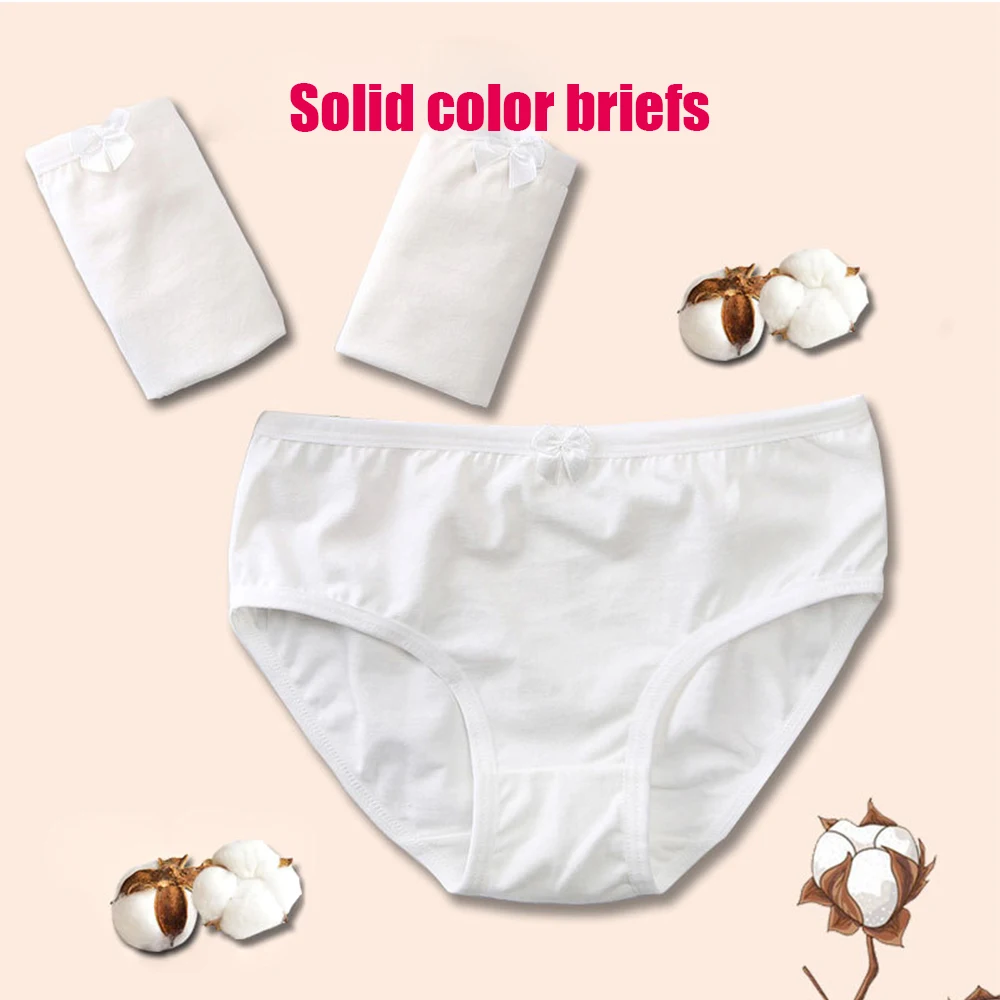 Top Trends: Young Children's White Briefs Dance Special White Cotton Panties Suitable For Ballet Girls Over 8 Years Old / 3PCS Shoppable Styles - Image 5