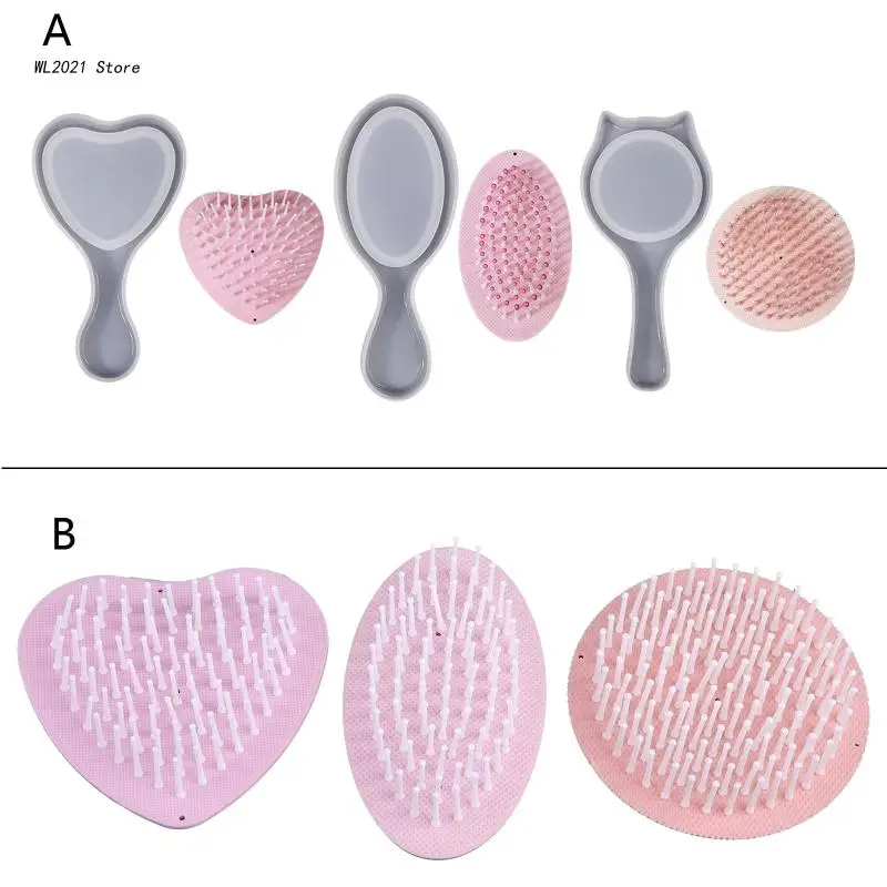 Top Trends: Hair Comb Silicone Molds Resin Casting Molds For DIY Makeup Comb Home Decoration Shoppable Styles