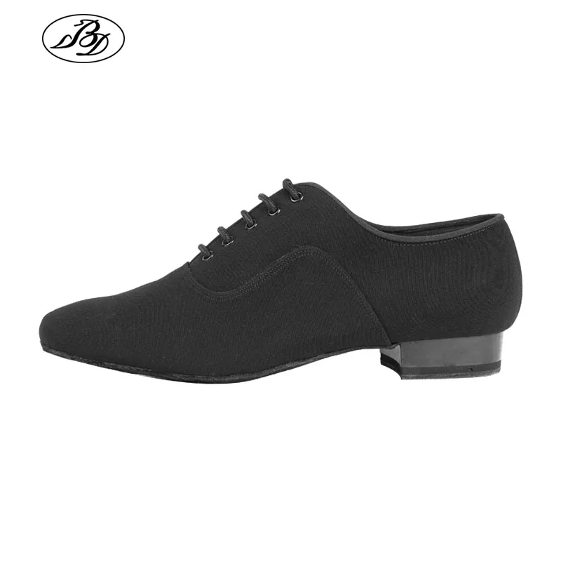 Top Trends: Men Standard Dance Shoes BD301 Whole Sole Canvas Shoe Leather Outsole Professional Ballroom Training CompetitionShoes Shoppable Styles