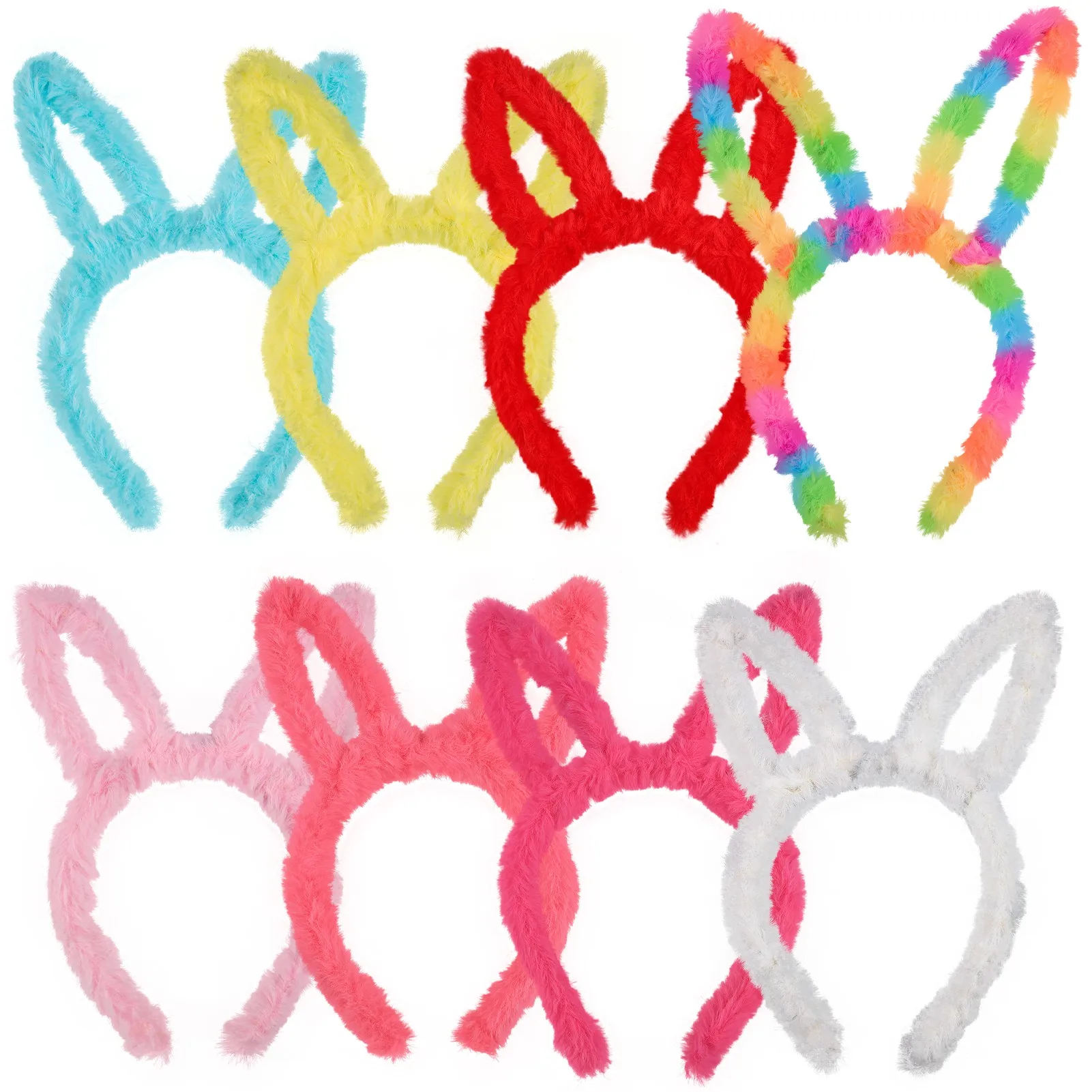 Top Trends: Easter Bunny Ears Hairband Soft Rabbit Ears Plush Bunny Headwear Easter Party Decorations Hair Accessories Rabbit Ears Hairband Shoppable Styles