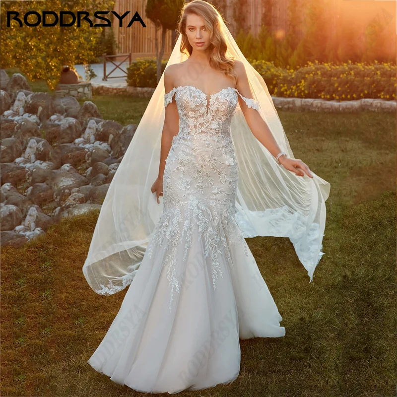 Top Trends: RODDRSYA Sweetheart Mermaid Wedding Dress For Women Romantic Tulle Vestido De Noiva Sereia Sleeveless Backless Bridal Party Gown Shoppable Styles