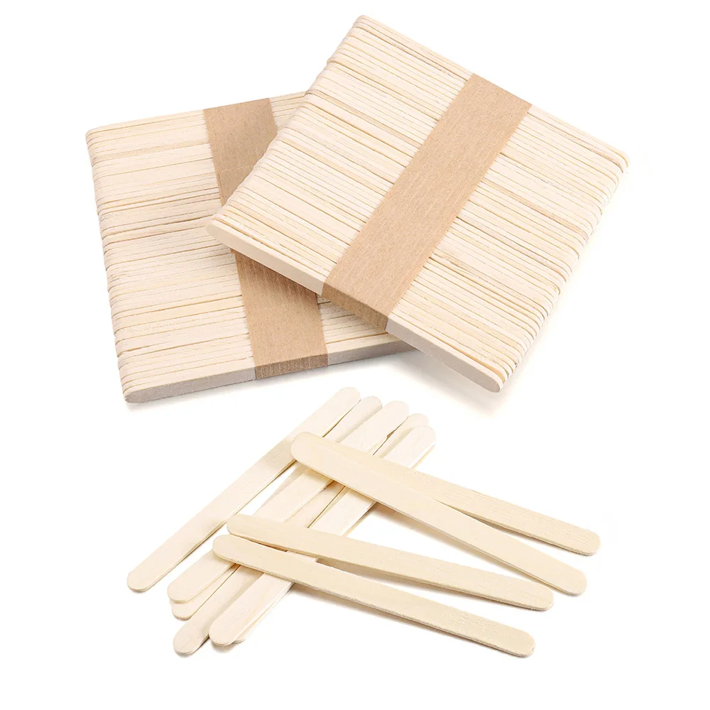 Top Trends: 50-150 Pcs Ice Cream Popsicle Sticks Wooden Stirring Stick For Epoxy Resin Mold Jewelry Making Handmade Craft Supplies Tools Shoppable Styles