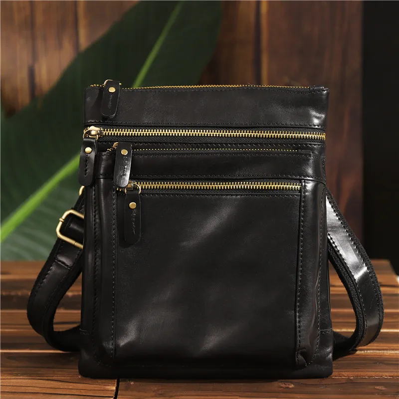 Top Trends: Ipad Case Big Crossbody Shoulder Bags For Men Genuine Leather Bag Hasp Men&#039;s Shoulder Bag Leather Fashion Messenger Bags Man Shoppable Styles