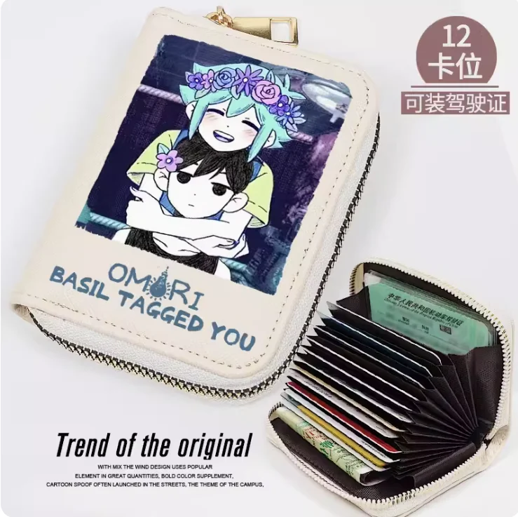 Top Trends: Anime Omori Fashion Wallet PU Purse Card Coin Zipper Cash Holder Bag Cosplay Gift B242 Shoppable Styles