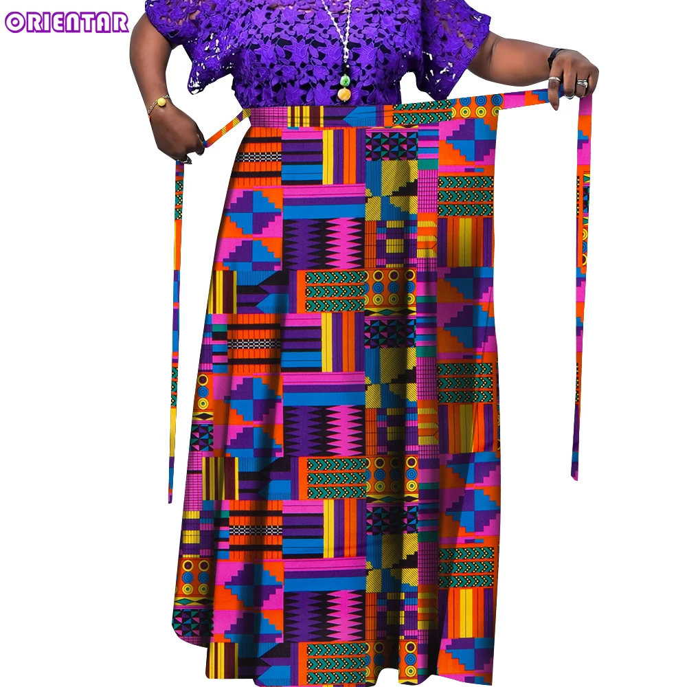 Top Trends: ORIENTAR Women Traditional Mermaid Long Skirt Dress Africa Bazin Riche Print Clothing Lady Women Loincloth Plus Size WY9792-2 Shoppable Styles