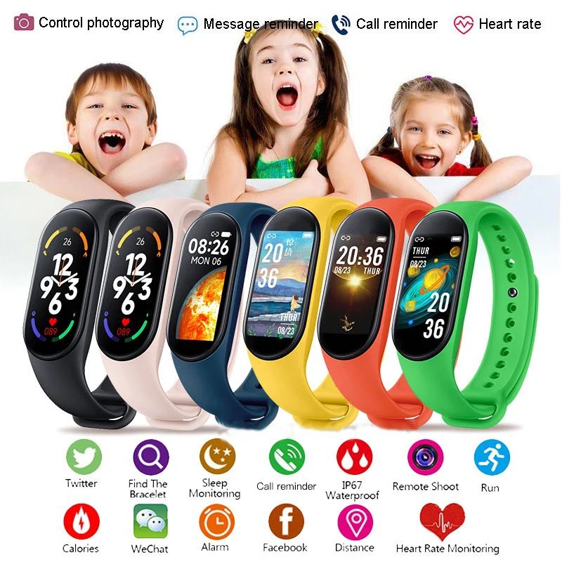 Top Trends: M7 Kids Watch Children Smart Band Boys Girls Child Smart Watch Waterproof Sport Fitness Tracker Wristband Smartwatch For Xiaomi Shoppable Styles