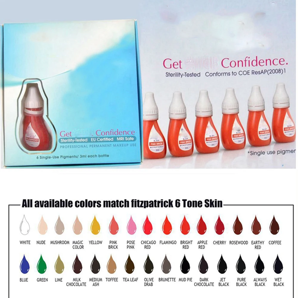 Top Trends: 3ML Micro Pigmentation For Eyebrow Eye And Lip PMU Semi Permanent Makeup Pigment Microblading Tattoo Machine Ink Tattoo Supplies Shoppable Styles