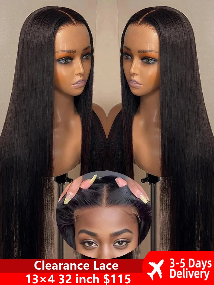 Top Trends: Glueless Wig Human Hair Ready To Wear Bone Straight Human Hair Wigs 13x4 Lace Pre Plucked Frontal Wigs 13x6 HD Lace Frontal Wigs Shoppable Styles