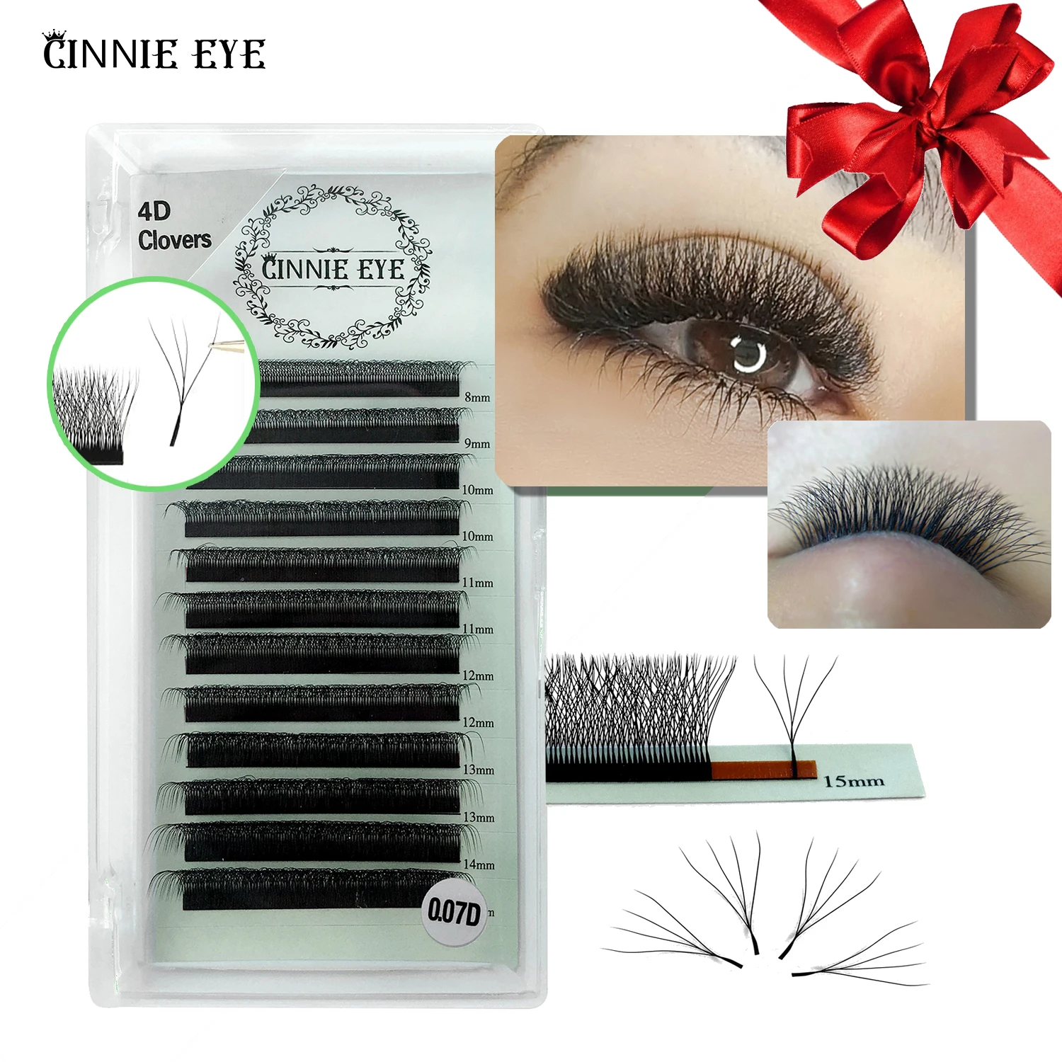 Top Trends: 3D 4D W Russia Volume Eyelashes Cilios Extension W Four Leave Clover Premade Bloom Fans Faux Cil Mix Korean Makeup Mink Lash Shoppable Styles