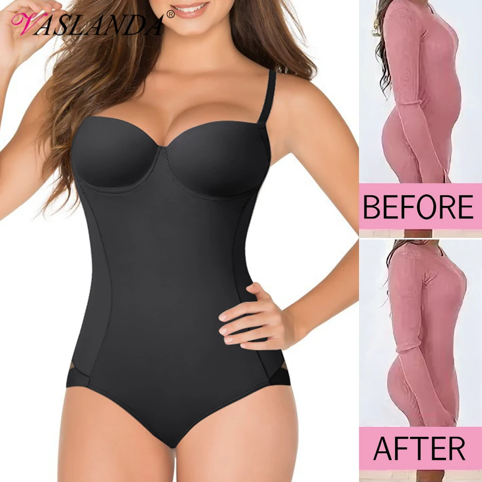 Top Trends: Women Shapewear Bodysuits Waist Trainer Vest Slim Full Body Shaper Built-In Bra Camisole Tops Tummy Control Slimming Underwear Shoppable Styles