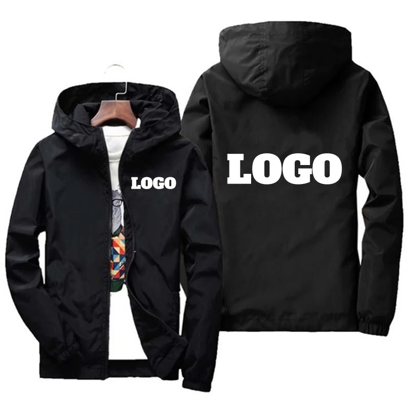 Top Trends: Custom Brand Logo Autumn Jacket Men Waterproof Warm Windbreaker Casual Clothing Big Size 6Xl Men Green Black Red Jacket Outdoor Shoppable Styles