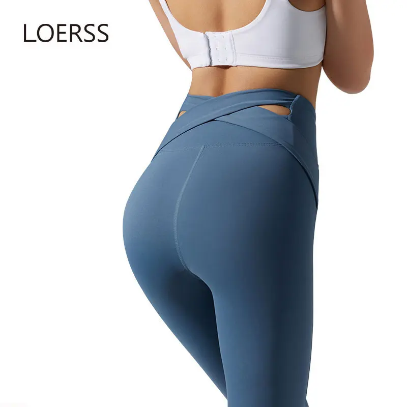 Top Trends: LOERSS Yoga Pants Women&#039;s High Waiste Quick Drying Sports Pants Buttock Lifting Fitness Leggings Fitness Running Female Tights Shoppable Styles