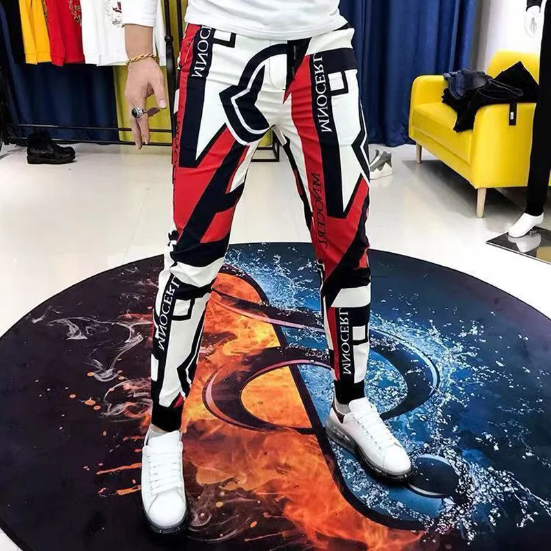 Top Trends: Jogger Pants For Men 2023 New Arrival Summer Thin Male Casual Trousers Pretty Pattern Teenager Boy Korean Style Hot Sale N10 Shoppable Styles