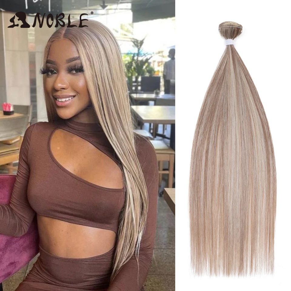 Top Trends: Straight Hair Extensions Bundles With Frontal Closure Synthetic Hair Bundles Salon Natural Hair Yaki Straight High Temperature Shoppable Styles