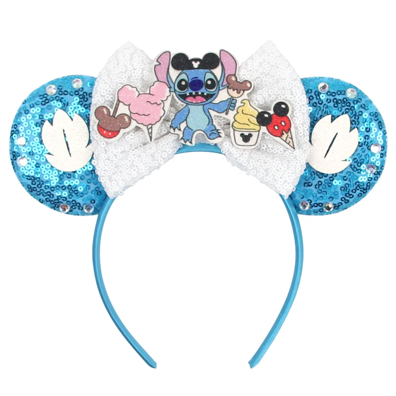 Top Trends: Star Baby Design Mouse Ears Headband For Girls Glitter Carnival Hairband 5&quot;Bow Festival Party Cosplay Hair Accessories Shoppable Styles