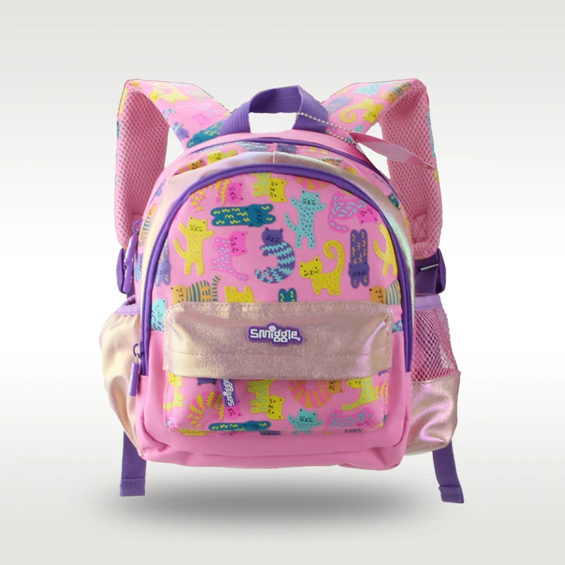 Top Trends: Australian Original Smiggle Children's Schoolbag Baby Backpack Kindergarten Small Class Pink Cat Cute Small Kids 1-4 Years Shoppable Styles