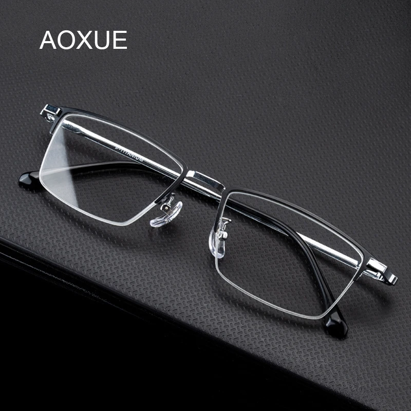 Top Trends: Crystal Glass Reading Glasses Men's Business Presbyopic Diopter TR90 Half Frame Readers + 1.0 + 2.0 + 2.5 + 3.0 + 4.0 FD64085878 Shoppable Styles