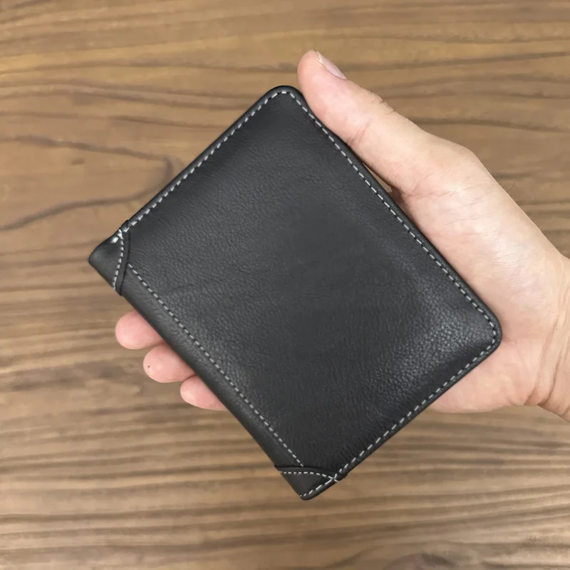 Top Trends: Men's Real Cowhide Money Baotou Layer Cowhide Youth Business Trend Fashion Casual Change Wallet Shoppable Styles - Image 3