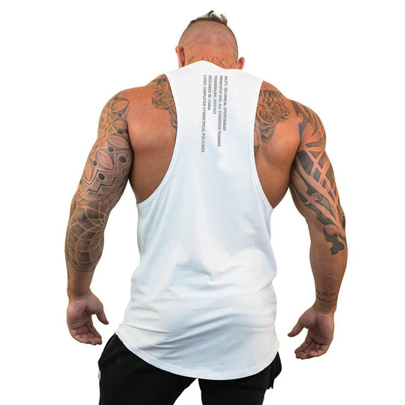 Top Trends: Brand Casual Fashion Clothing Bodybuilding Cotton Gym Tank Tops Men Sleeveless Undershirt Fitness Stringer Muscle Workout Vest Shoppable Styles