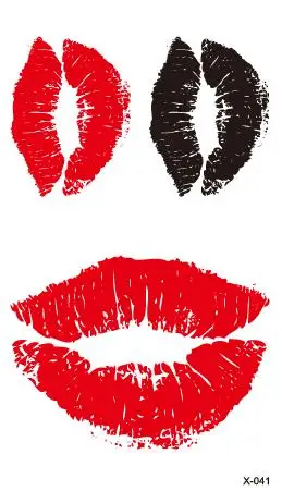 Top Trends: Waterproof Temporary Tatoo Fake Tattoo Sticker Sexy Lips Kiss Tattoos Stickers Tatouage Hand Foot Tatto Art For Men Women Girl Shoppable Styles