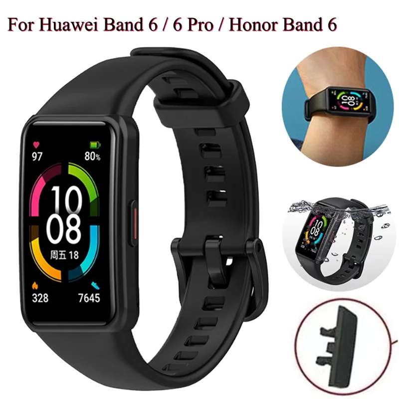 Top Trends: For Huawei Band 6 Strap Sport Silicone Replacement Strap Smart Watchband Bracelet For Huawei Band6 Honor Band 6 Watch Strap Shoppable Styles