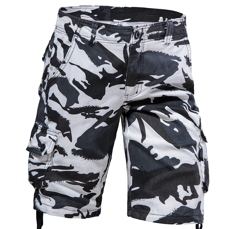 Top Trends: Men's Tactical Camo Shorts Summer Outdoor Camouflage Overalls Loose Casual Sweatpants High Quality Knee Length Cotton Pants Shoppable Styles