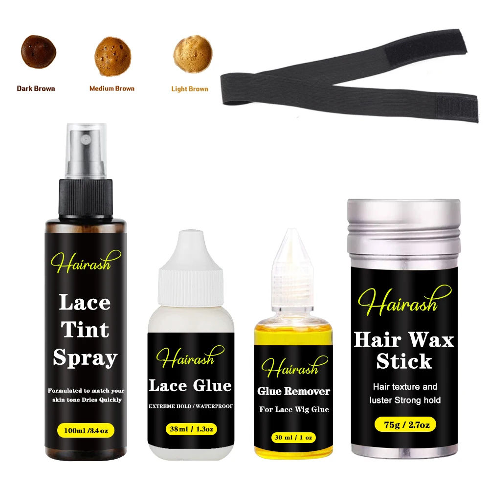 Top Trends: Lace Glue Waterproof For Lace Front Wig + Plant Glue Remover + Hair Wax Stick + Lace Tint Spray Shoppable Styles