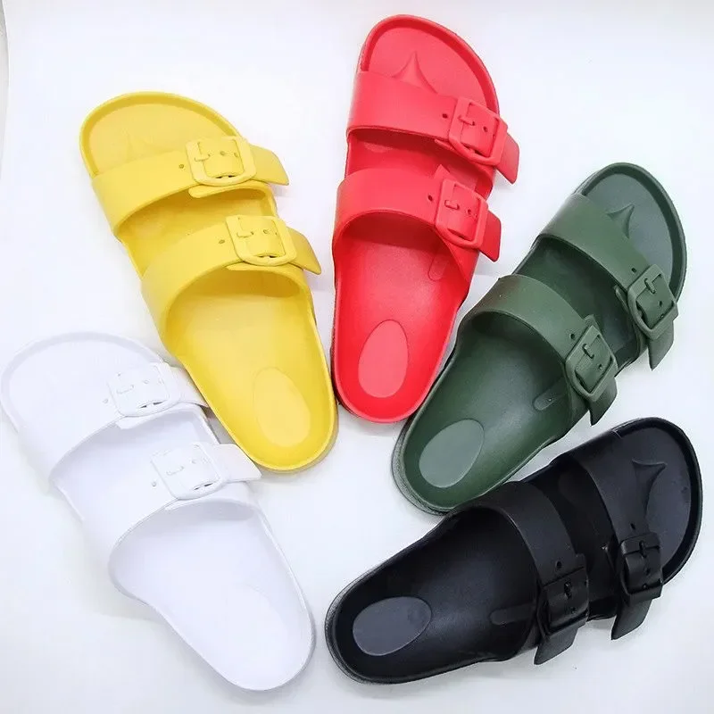 Top Trends: High Quality Slippers For Men Women Casual Comfortable Light Soft Bottom Anti-skid Outdoor Sandals Women's Flat Slides Plus 46 Shoppable Styles