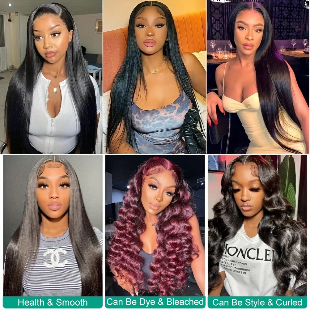 Top Trends: 13x4 Lace Frontal Brazilian Human Hair 4x4 Free Part Swiss Lace Closure With Baby Hair Ear To Ear Lace Frontals Pre Plucked Shoppable Styles - Image 5