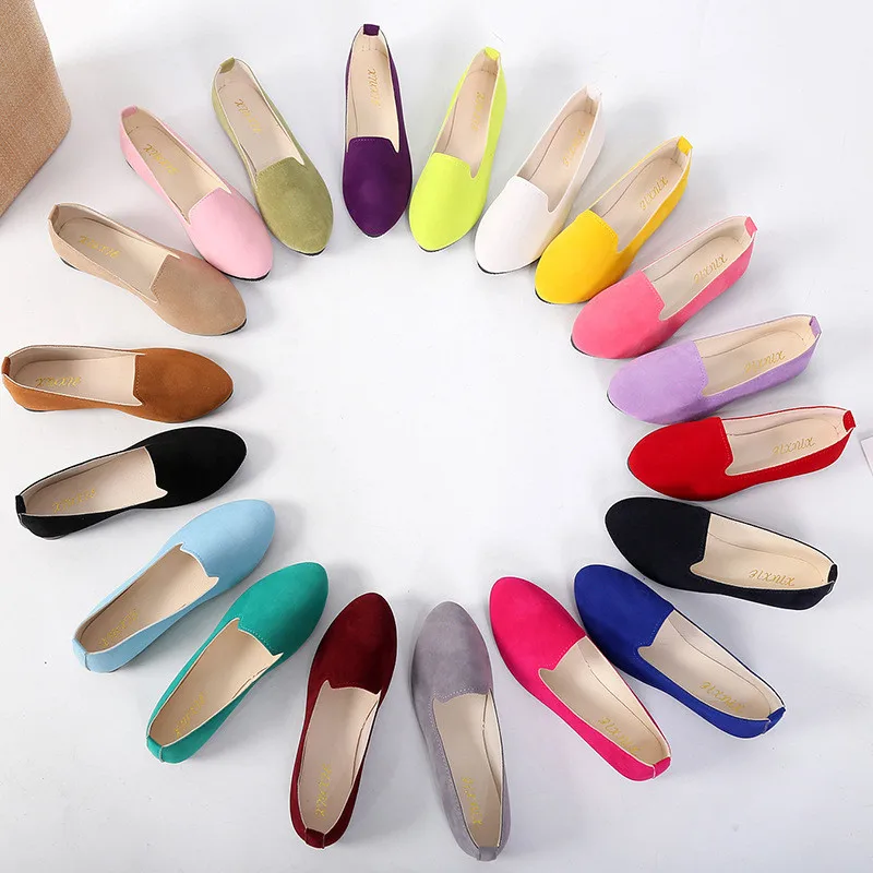 Top Trends: Women&#039;s Flats 2022 Women Shoes Candy Color Woman Loafers Spring Autumn Flat Shoes Women Zapatos Mujer Summer Shoes Size 35-43 Shoppable Styles