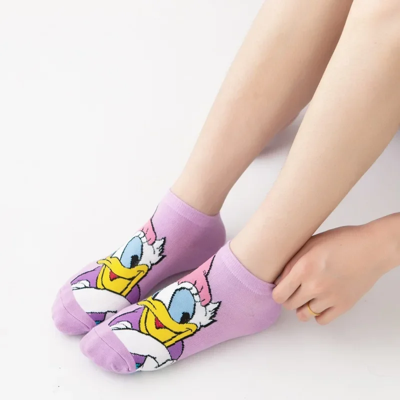 Top Trends: Disney Waumi Mouse Short Women's Socks Anime Donald Summer Sports Cotton Girl Women's Boat Socks Low Ankle Women's Socks Shoppable Styles - Image 4