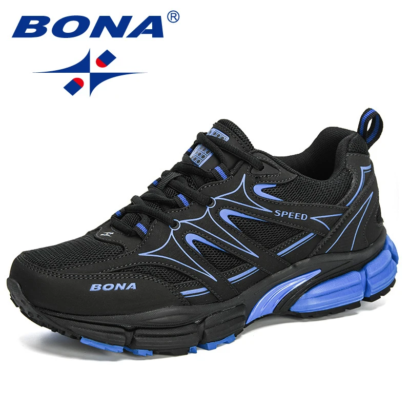 Top Trends: BONA 2023 New Designers Action Leather Running Shoes Men Sneakers Sport Shoes Athletic Walking Jogging Footwear Man Trainers Shoppable Styles