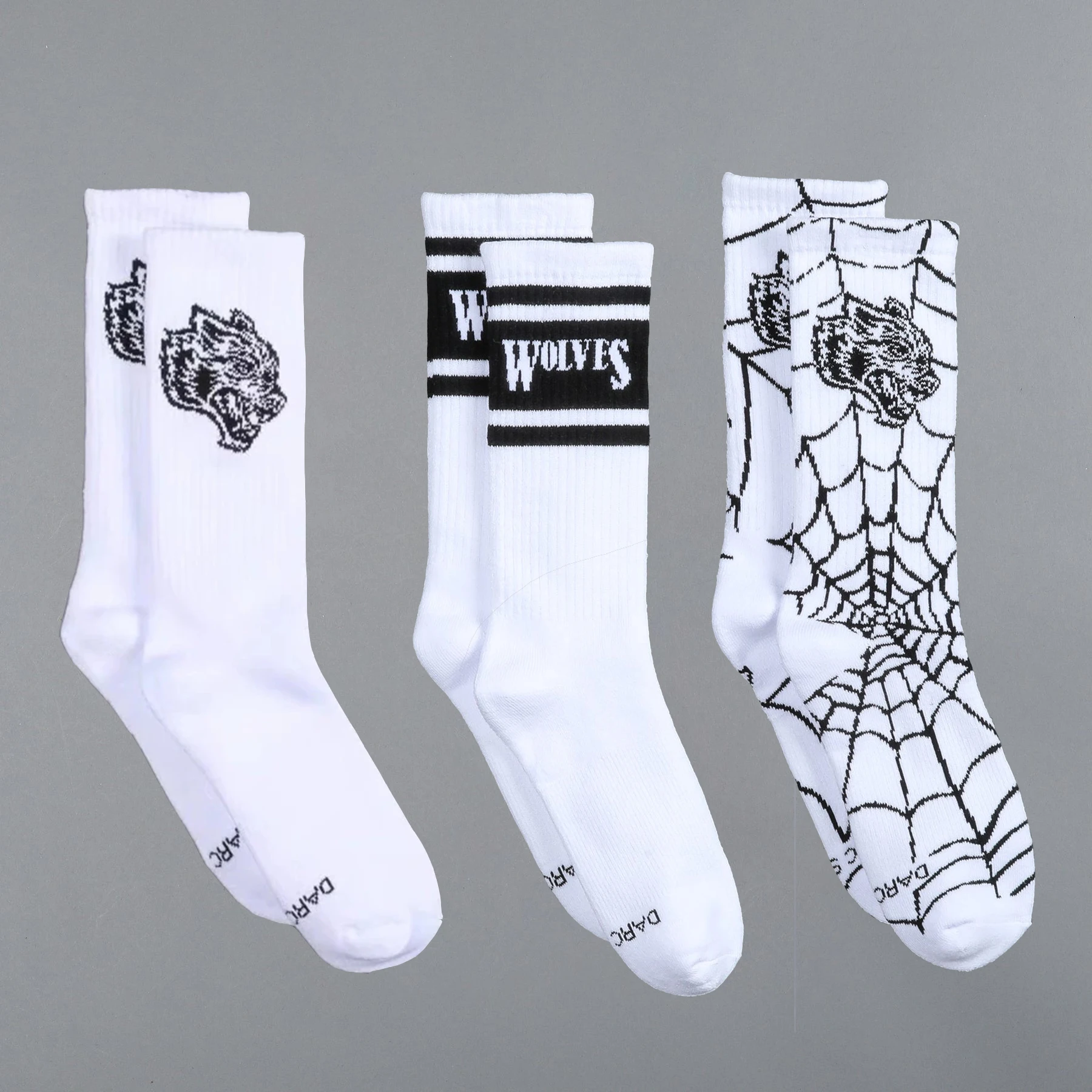 Top Trends: Darc Sport Socks Women Cotton Breathable Knitting Gym Socks 2023 New Fashion High Quality Embroidery Casual Long Stockings Shoppable Styles