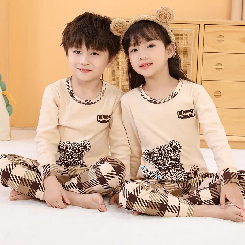 Top Trends: Autumn Cotton Boys Sleepwear Kids Pyjamas Children Baby Girls Pajamas Unicorn Cartoon Clothes Suits Nightwear Pijama Infantil Shoppable Styles - Image 2