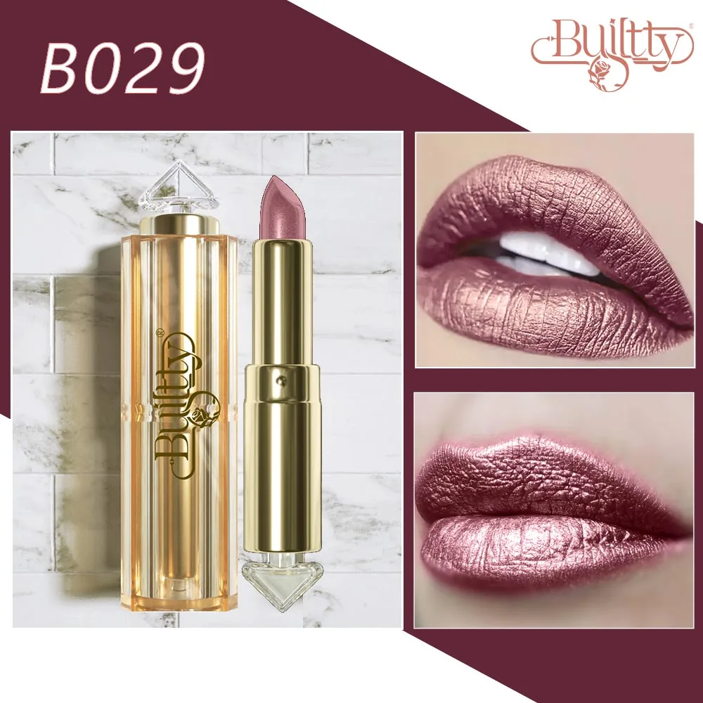 Top Trends: Gold Lipstick New Fashion Waterproof Matte Lipstick Long Lasting Sexy Lip Stick Makeup Korean Shoppable Styles - Image 3