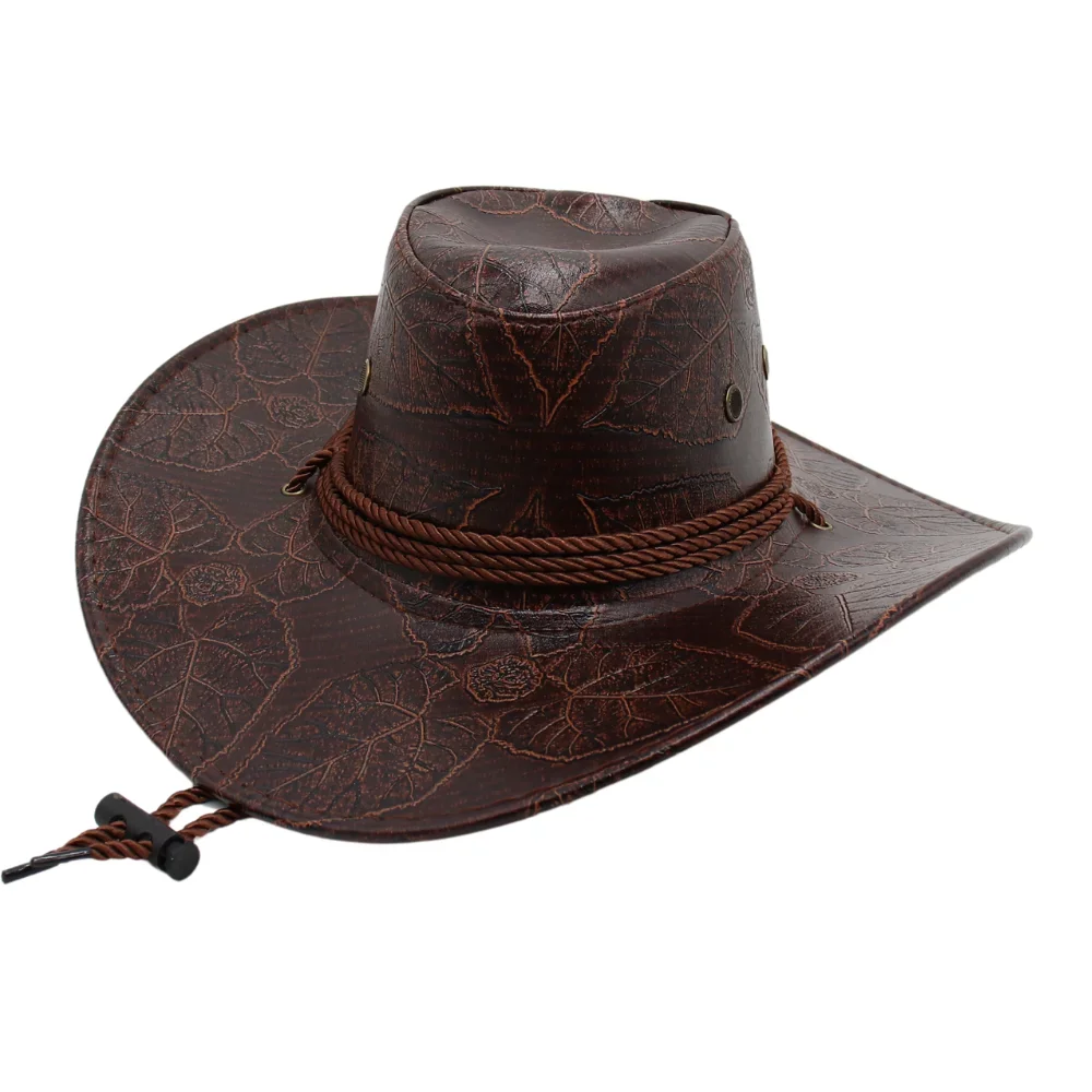 Top Trends: Men Western Black Cowboy Hat Gentleman Game Red Dead Redemption 2 Cowgirl Country Hat Classic Faux Leather Jazz Women Knight Hat Shoppable Styles