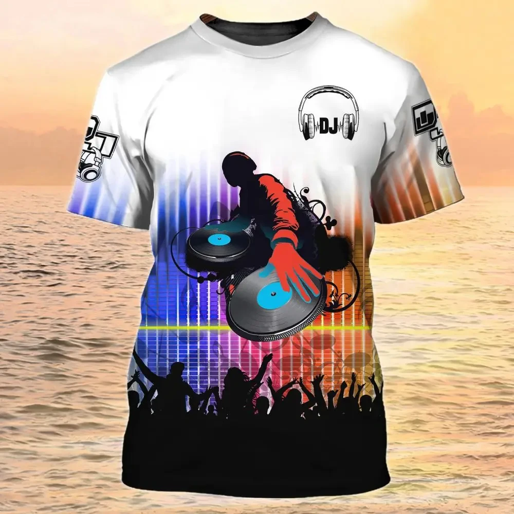 Top Trends: 2024 New Men's T-Shirts DJ Singer Graphic Men's Shirts Short Sleeve Tops Fashion Designer Dress O-Neck Pullover Summer Clothes Shoppable Styles