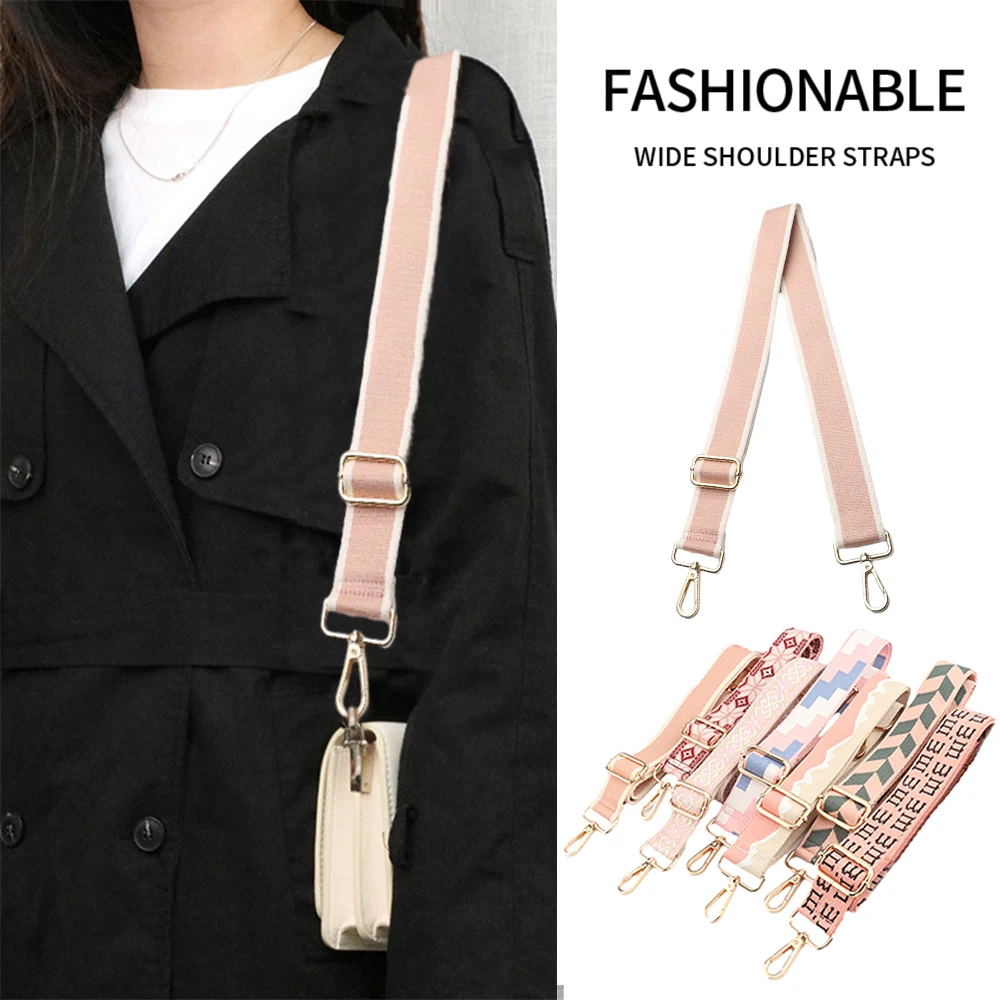 Top Trends: Sling Bag Belt Pink Series Accessory For Bag Convenient Colorful Fabric Straps Adjustable Expansion Band New Shoulder Bag Strap Shoppable Styles