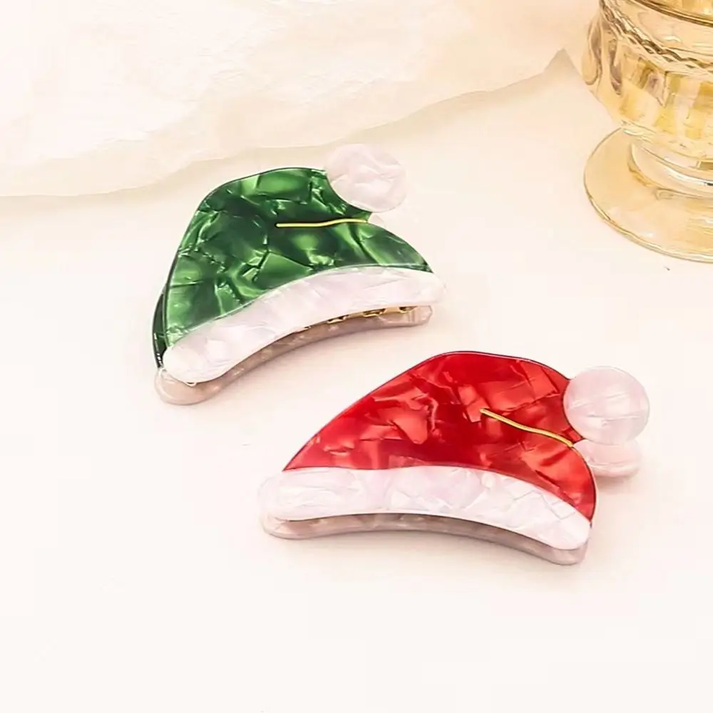 Top Trends: Christmas Tree Christmas Hat Acetate Hair Claw Creative Swan Acetic Acid Shark Clip Shoppable Styles