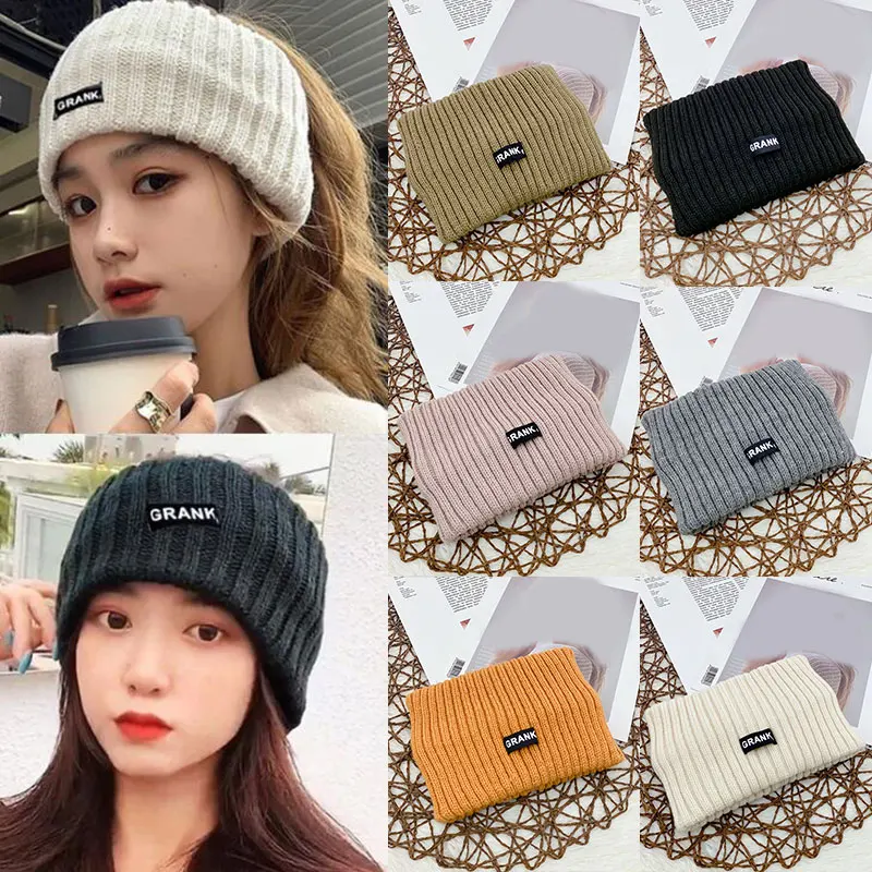 Top Trends: Knitted Headband Headwear Warm Thicken Wide-brim Woolen Headband Hair Accessories Hair Band Hair Band Face Wash Sports Hair Band Shoppable Styles