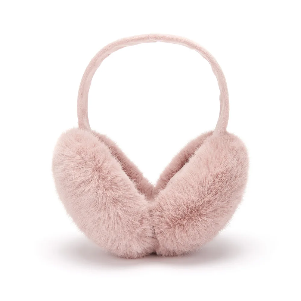 Top Trends: 2022 Winter New Plush Earmuffs Fashion Cute Warm Hood Woman Man Child Universal For Halloween Christmas Birthday Gift Shoppable Styles