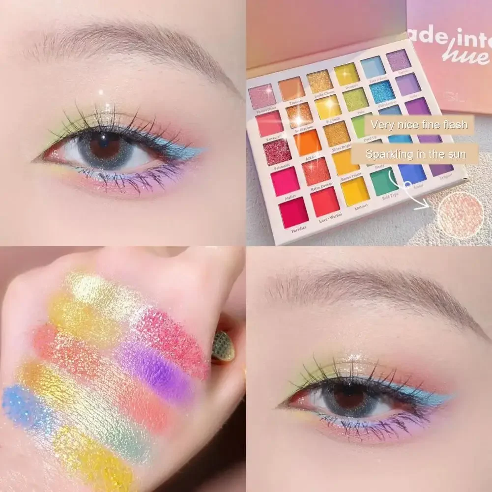 Top Trends: 30-color Eye Shadow Glittery Waterproof Eye Makeup Pearly Matte Glitter Eyeshadow Rainbow Palette Makeup For Women Shoppable Styles