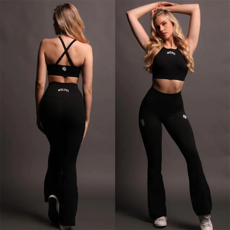 Top Trends: Darc Sport Flare Leggings Fitness Yoga Pants Gym Bodybuilding Workout 2023 Summer Crossift Darcs She Women Running Flare Leggins Shoppable Styles