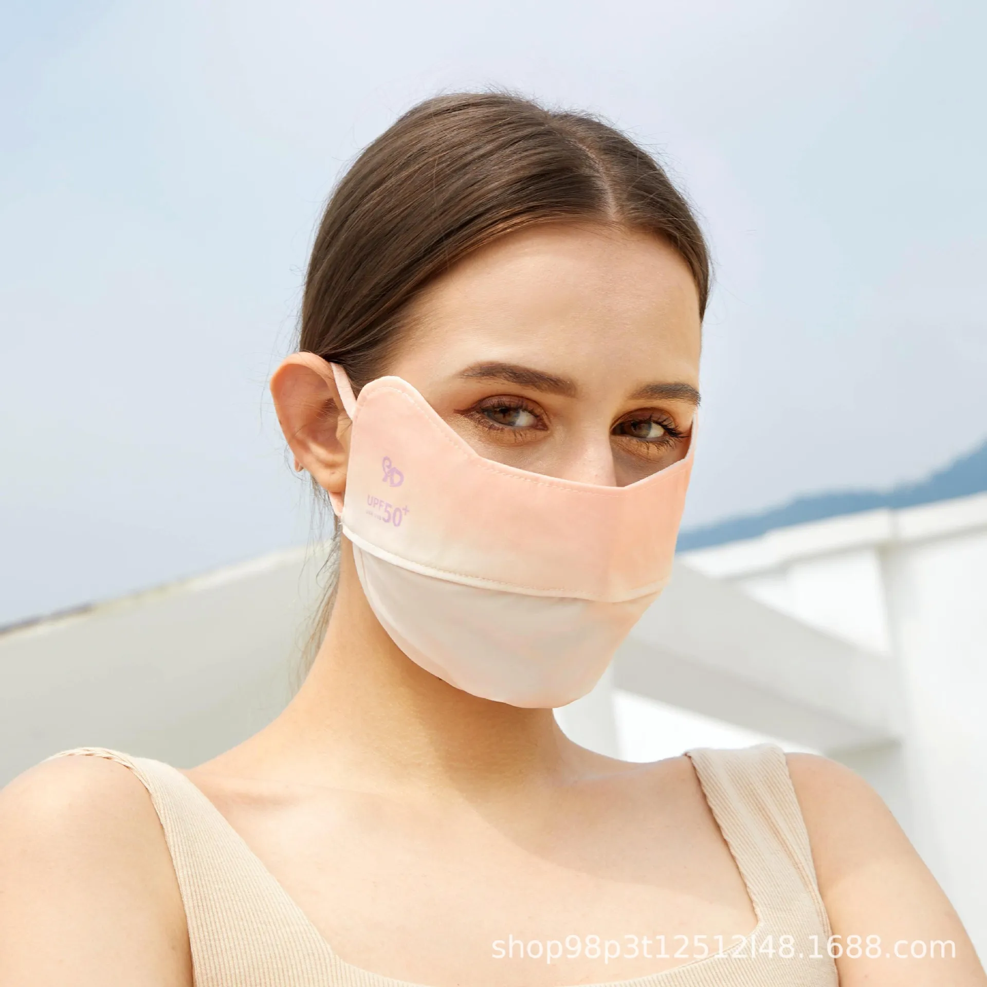 Top Trends: Summer Ice Silk Sunscreen Mask Full Face Sun Protection Mask Forehead Thin Section Breathable Mask Anti Ultraviolet Face Mask Shoppable Styles - Image 2