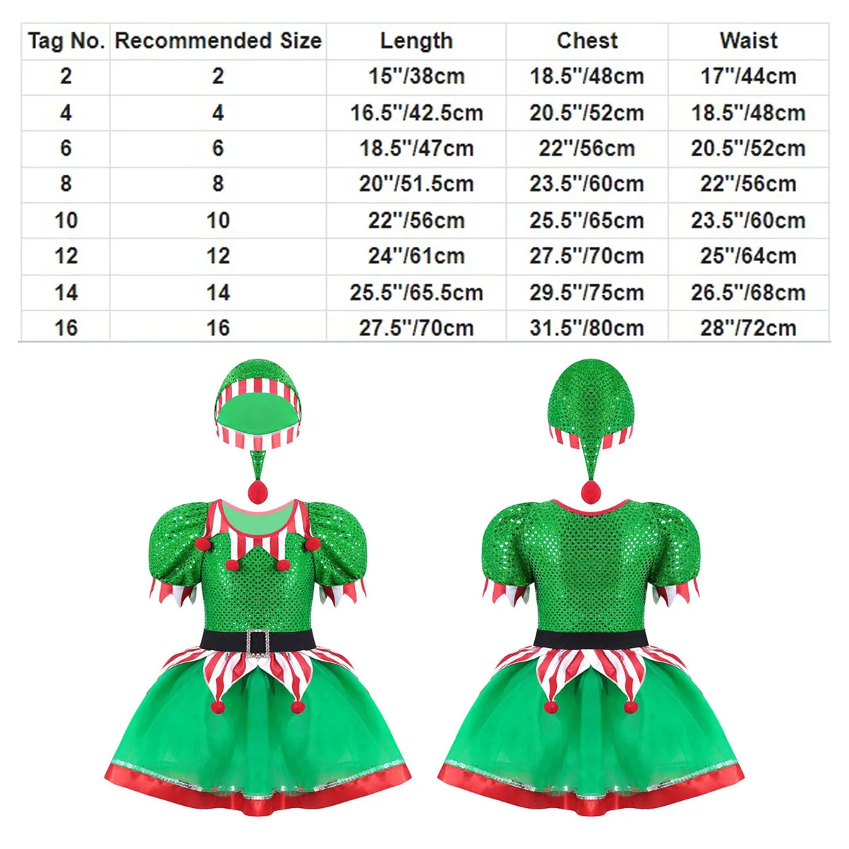 Top Trends: Kids Christmas Costume Sleeveless Sequins Ballet Tutu Dress Figure Skating Gymnastics Leotard Jazz Latin Performance Dancewear Shoppable Styles - Image 5