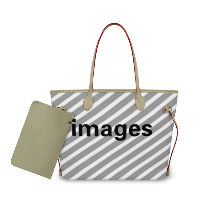 Top Trends: Custom Image Print Female Casual Bucket Wrap Women Big Capacity Handbag Totes Beach Shoulder Mom Child Mother Bags For Gifts Shoppable Styles